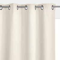 Штора Затемняющая из льна и хлопка с люверсами Tama 180 x 145 см бежевый LA REDOUTE INTERIEURS  фото, kupilegko.ru